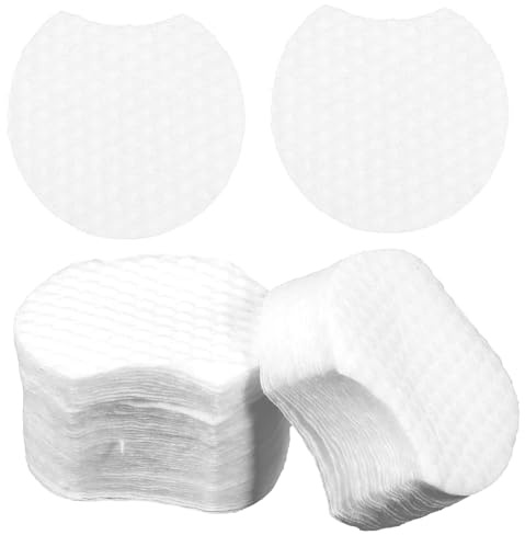 LOLIPPYY 900 Stück Einweg Make Up Entferner Pads Rund Dicke Geschmeidige Gesichtspads aus Vliesstoff Kleine Kosmetikpads für Reisen und Tägliche Gesichtsreinigung für Frauen und Mädchen
