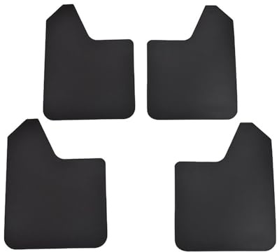 ZJYZYQ Auto Schmutzfänger Kotflügel Für Dodge Für Ram Für Pickup 1500 2500 3500 4500 5500 Schmutzfänger Spritzschutz Kotflügel Schlamm Klappen(4pcs-Set Black)