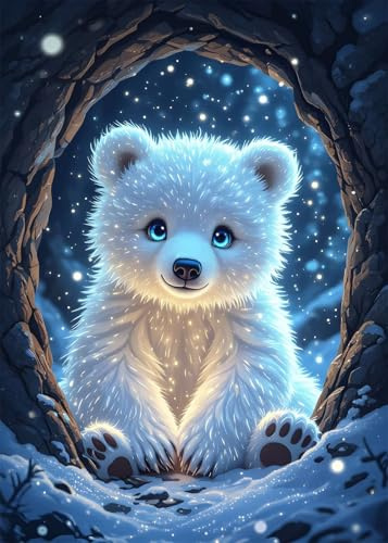 Jigsaw Puzzles for Adults 500 Animal Bear, Puzzle Games, Impossible Puzzle, Puzzles for Adults 500 Pieces for Wall Decoration and Gifts, 20.5 x 15 inch
