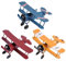 Flugzeug-Dekoration, Vintage, Mini-Dekoration, aus Metall, zum Aufhängen, aus Schmiedeeisen, Biplan-Anhänger, Spielzeug für Fotozubehör, Weihnachtsbaum, Dekoration