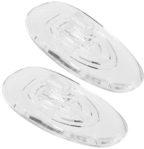 SPORTS WORLD VISION Glasses Nose Pads | Premium Quality Soft Silicone A-Shape Nose Pads for Glasses | 17mm Push-in Glasses Cushions in 2 Pairs