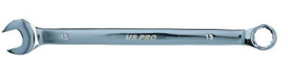 AB Tools-US Pro 13mm Extra Long Metric Combination Spanner Wrench 205mm Chrome Vanadium Steel