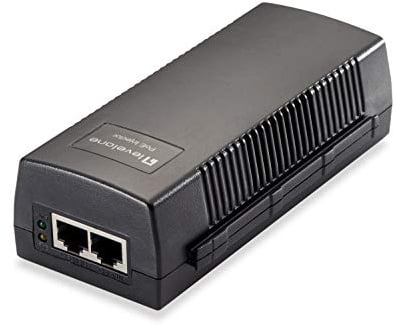 LevelOne POI-3010 PoE-Adapter Schnelles Ethernet, Gigabit Ethernet 52 V/GE PoE-Injektor Adapter POI-301/ 30W PoE/schwarz