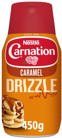 Carnation Caramel Dessert Sauce 450g | Multipack of 8 | Made from fresh milk; ideal for pancakes ice cream and desserts; suitable for vegetarians