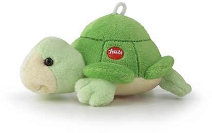 Trudi 52196 Sweet Collection Kleine Schildkröte ca. 11 cm, Größe XXS, Stofftier mit weichen Materialien und liebevollen Details, Plüschtier waschbar, Kuscheltier für Kinder & Babys, Grün