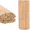 BLADO Natural Bamboo Slat Fence - Screening Slatted Roll for Garden Outdoor Wind/Sun Protection-Garden Privacy Shield-Fence Panel (H: 1.8M x L: 4M)