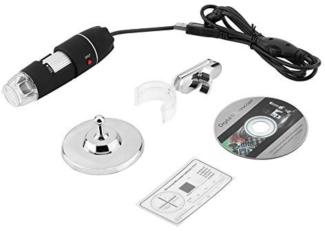 Practical Electronics 5MP USB 8 LED Digital Camera Microscope Endoscope Magnifier 50X~500X Magnification Measure