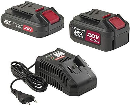 KIT 2 BATTERIE AL LITIO + CARICABATTERIE UNIVERSALE per pistola a spruzzo nebulizzatore avvitatore yamato CKT 2042