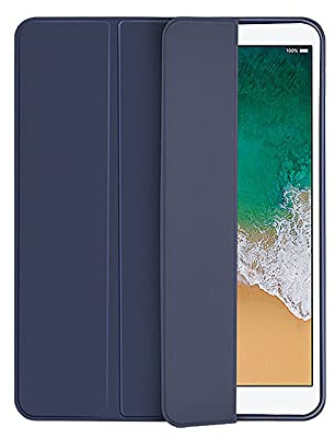 Lobwerk Tablet Hülle für Apple iPad 9.7 Air 1 Air 2 9.7 Zoll Slim Case Etui mit Standfunktion und Auto Sleep/Wake Funktion