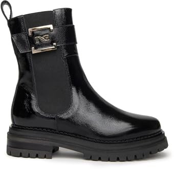 Nero Giardini I117714D Stivaletti Chelsea Donna in Vernice - Nero 36 EU