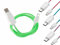 bwoo Cavo Led Usb Carica Trasferimento Dati Led Luminoso Usb C Lightning 8 Pin Micro Usb 2.4A (Usb C)