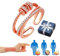 Geneva Stilvoll Dreifach-Spin-Ring,JANSIO Threanic Triple-Spin Ring,Geneva Threanic Triple-Spin Ring (Rose Gold)