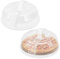 Flexzion Mikrowellen-Spritzschutz, 26,7 cm (10,5 Zoll), BPA-frei, spritzwassergeschützt, Mikrowellen-Abdeckung mit verstellbarem Dampfauslass, spülmaschinenfest, transparente
