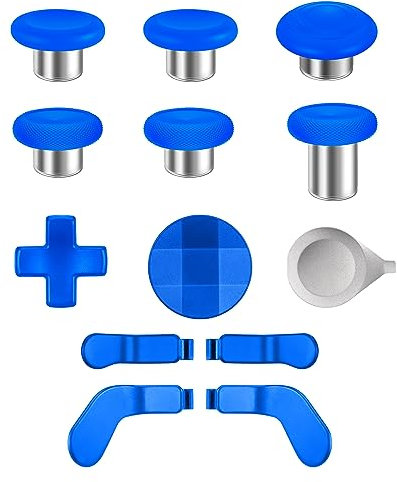 13 in 1 levette magnetiche analogiche di ricambio per joystick di ricambio, kit di accessori di riparazione con 4 palette, 2 D-pad, 1 strumento per Xbox Elite Series 2 e Core Controller