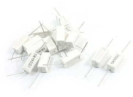 15 Stück 5 Watt Festwiderstände 180 Ohm 5% Toleranz Keramik-Zement-Widerstände Leistungswiderstände AMNzOgOdL