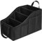 YOHOOLYO Car Seat Organiser Car Organiser Back Seat for kids with 4 Compartments, 4 Cup Holders and 7 Mash Pockets, Collapsible Car Boot Organiser Storage for Front and Back Seats