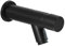 Robinet de lavabo temporisé en acier inoxydable 304 noir for salle de bain
