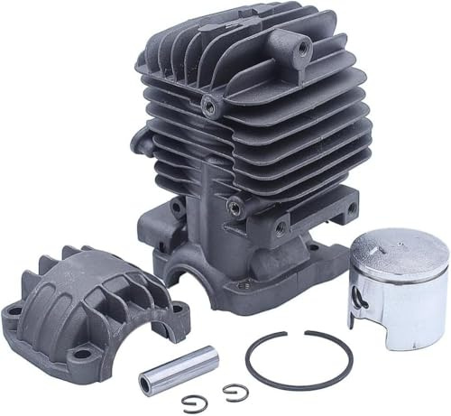 Luxuyvarna Kit pistone cilindro da 34 mm compatibile con motosega a benzina Zenoah 2500 25CC G2500 A305