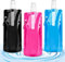 3 Pièces bouteilles d'eau pliables gourde pliable voyage Gourde Souple Gourde Pliable Portable avec mousqueton sans BPA réutilisables léger Pour Randonnée Sports les Aventures(500ml)