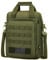 ZHIERNA Taktische Kuriertasche, taktische Aktentasche, Laptoptasche, strapazierfähig, MOLLE-Schultertasche, Handtasche für Herren (Patch im Lieferumfang enthalten), Grün (Army Green)