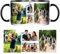 Personalised Coffee Mug with Photo Custom Picture Logo Mug Photo Collage Personalized with a 4 Photo Novelty Custom Gift for Family, Friends, Birthday