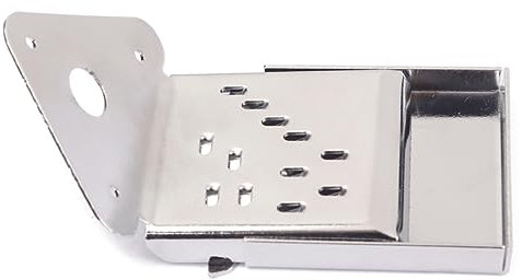 ERINGOGO Metal Triangle Mandolin Tailpiece Mit Abnehmbarer Abdeckung Langlebige Mandolinen-teile Für Einfaches Saitenwechseln Und Verbesserten Silberne Ausführung Für Stilvolle