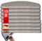 etm Original Stufenmatten Treppen-Teppich 15er Spar Set 20 Farben und 20 Modelle zur Auswahl (Halbrund - 23,5 x 65 cm, Silber) Sundae