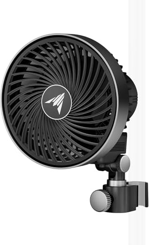 AC Infinity CLOUDRAY S4, ventilador ultra compacto para tienda de campaña de cultivo de 4 pulgadas, precisión 10 velocidades dinámicas de viento, oscilación de 10 niveles, resistente a la intemperie