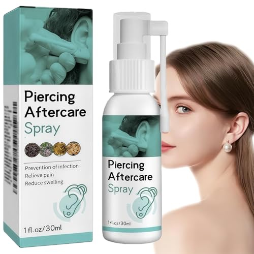 Piercing Cleaning Solution – Sterile Saline:Cleaning Solution - Offering Gentle, Gentle Ear Piercing Aftercare Fluid for Daily Hygiene & Freshness