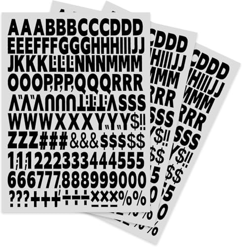 5 Fogli Scritte Termoadesive, Lettere e Numeri Termoadesivi per Abbigliamento, Lettere Trasferibili Nero, A-Z Lettere Termoadesive per Tessuti e Numeri Adesivi per Maglie da Calcio Basket T-shirt