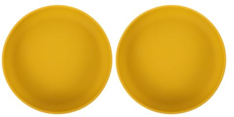 PENIKOKO 2pièces Assiette à Ventouse Silicone Anti-déversement pour Personnes Handicapées et Seniors Compatible Lave-vaisselle