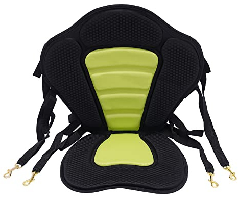 Kajak Sitz, Universal Abnehmbar Einstellbar Kajaksitz, Kanu Board Sitz, Bequeme Gepolsterte Sitzfläche, Rückenlehne Verstellbar, für Stand Up Paddle Board, Kajak Aufblasbar & Ruderbooten