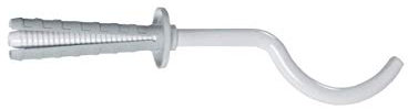 Fischer TF 8/105 T Ganci Termosifone per Radiatore Tubolare, per Muratura piena e Forati, Lunghezza 105 mm, 2 pezzi, 501108, bianco,