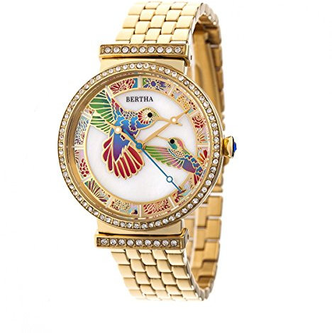 BERTHA Emily Women's Quartz Gold Stainless Steel Bracelet Watch BTHBR7802