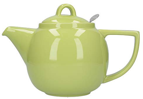 London Pottery Geo Filter Infuser Teapot, Ceramic, Pistachio, 4 Cup (1.1 Litre)