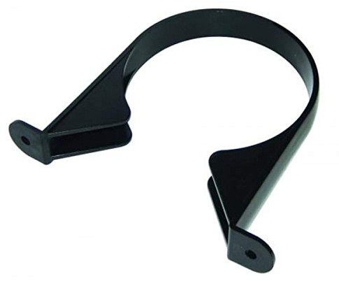 Pack of 2 x FloPlast SP82B 110mm Black Pipe Clips