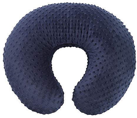 OWLOWLA Nursing Pillow Cover, Breastfeeding Pillow Slipcover Fits Nursing Pillow for Baby Boy Girl(Navy)