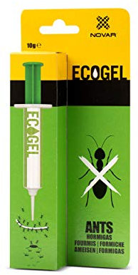 NOVAR Ecogel Elimina Hormigas Jeringa 10 Gramos Caja Carton, Metal, Color, único