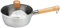 Nonstick Yukihira Saucepan Pot with Wooden Handle 304 Stainless Steel Saucepan Milk Sauce Pan Multipurpose Cooking Tool for Kitchen(Silver),20cm/7.9in