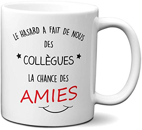 L'Esprit Des Anges Tasse-Mug Cadeau Collègue Travail - Collègues et Amies - Anniversaire Femme Départ Job Entreprise
