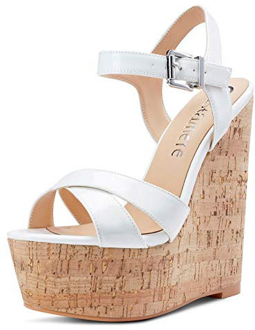 Castamere Scarpe col Tacco Donna Moda Sandali con Zeppa Plateau Wedge High Heels