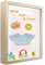 sunmeg 3D Marco de Fotos 20 x 25cm- Marco para Objetos de hasta 3cm- Portafotos Cuadrado para Colgar en la Pared o Escritorio