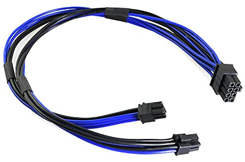 BLLNDX Doppio Mini 6 Pin a 8 Pin PCI Express Scheda Video Cavo Adattatore di Alimentazione per Mac Pro Tower/Power Mac G5