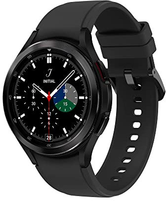 Samsung Galaxy Watch4 Classic 42 mm SmartWatch Acero Inoxidable, Virola Rotativa, Monitoreo de Bienestar, Fitness Tracker, Black [Versión Español] (Reacondicionado)