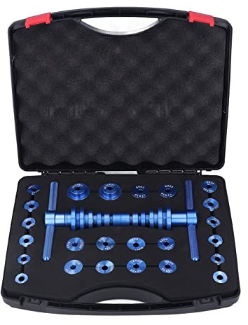 Fahrrad-Lagerpressen-Set, Aluminiumlegierung, Nabenlager-Installations-Drift-Kit-Set, Drift-Bike-Werkzeug-Kit, Nabenlager-Pressen-Set, Radlager-Installationswerkzeug mit 18 Paar Pressblöcken