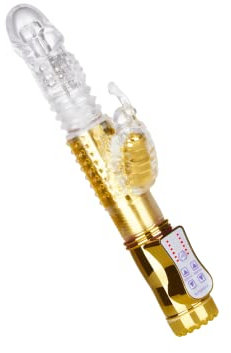 Perlenvibrator 26 cm EIS | Sex-Spielzeug Frau Vibrator Stoßvibrator | Klitoris-Stimulation | Toy für Sie mit 36 Vibrationen | Rabbit Stimulator Stark Kitzler | Mit Perlenketten