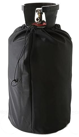 Syfunlv Couvercle de réservoir de Propane, Housse de Bouteille de gaz en Tissu Oxford ventilé, Housse de Protection, avec Tissu Oxford 210D - Résistant au feu, aux UV et aux intempéries, 21 x 59 cm