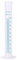 KOMUNJ 1 Piece Transparent Blue Line Measuring Graduated Cylinder Science Measuring Lab Heavy Wall Graduated Cylinder Measuring Cylinder, 100 ml