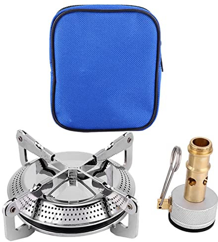 Tomotato Mini Estufa de Camping, Estufa de Camping Portátil Estufa de Gas Plegable para Exteriores Horno Portátil Estufa de Cocina de Picnic para Acampar al Aire Libre Senderismo