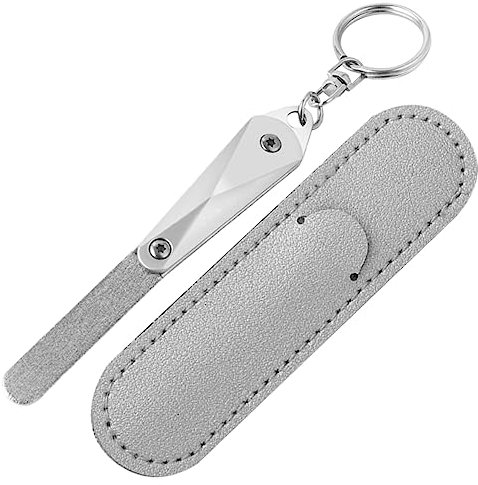 FRCOLOR À Ongles Métal Outil De Manucure Avec Étui De Protection Pour Ongles Naturels